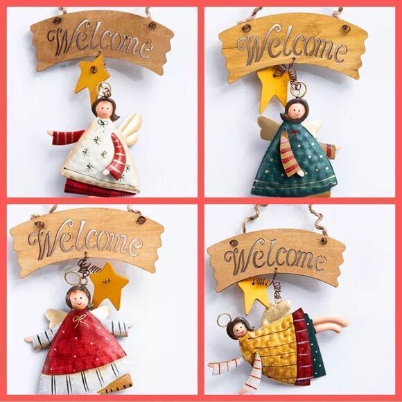 VINTAGE CHRISTMAS RESIN ORNAMENTS - Picture 1 of 4